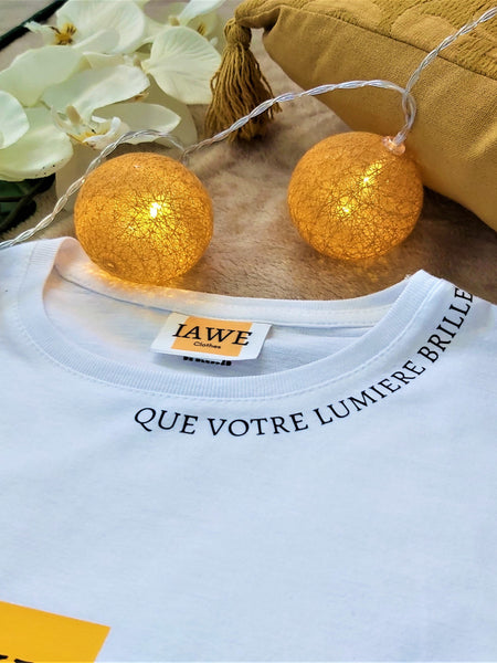 T-shirt col rond Femme LUMIERE